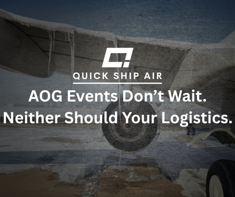 AOG Events Don’t Wait. Neither Should Your Logistics.