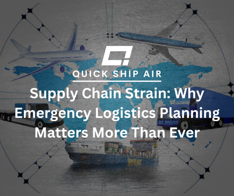 Supply Chain Strain: Why Emergency Logistics Planning Matters More Than Ever